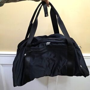 FABLETICS Black Duffel Bag with Classic Design